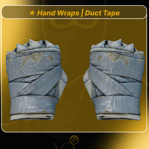 — 1207 ★ Hand Wraps | Duct Tape (Well-Worn)